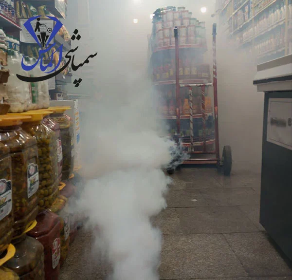 سمپاشی صنعتی ساس با گازدهی