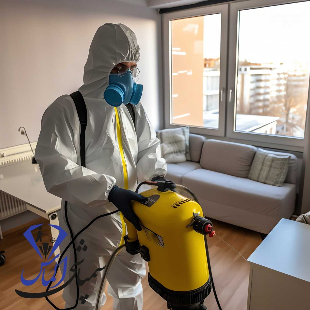 شرکت سمپاشی در محل در پرند